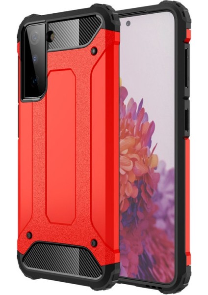 Samsung Galaxy S21 Kılıf Çift Katmanlı Armour Case