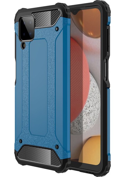 Samsung Galaxy A12 Kılıf Çift Katmanlı Armour Case