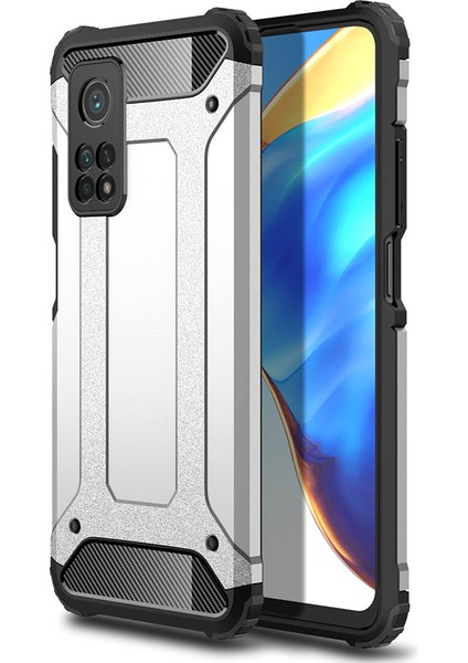 Xiaomi Mi 10T Pro Kılıf Çift Katmanlı Armour Case