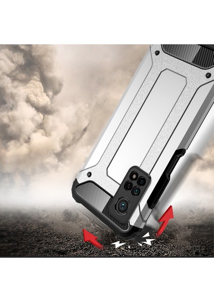 Xiaomi Mi 10T Pro Kılıf Çift Katmanlı Armour Case