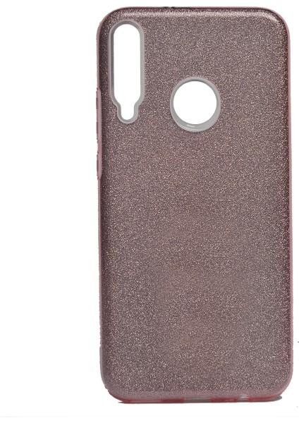 Huawei P40 Lite E Kılıf Simli Parlak Shining Silikon