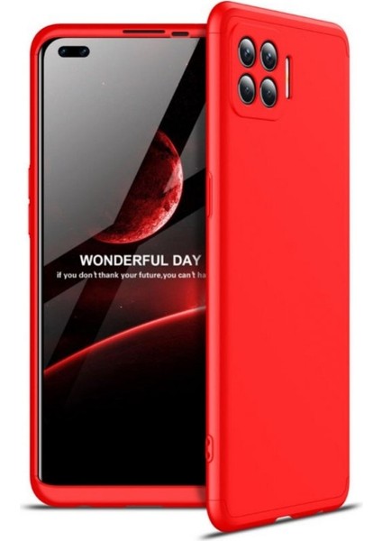 Oppo Reno 4 Lite Kılıf 3 Parça 360 Zore Ays Kapak