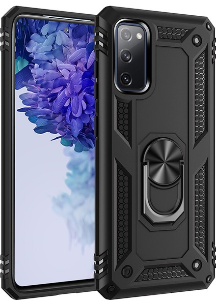 Samsung Galaxy S20 Fe Kılıf Ultra Korumalı Yüzüklü Manyetik Vega Kapak
