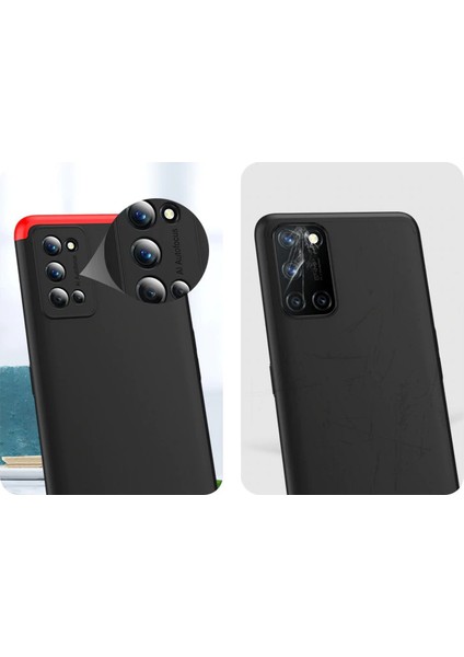 Realme 7 Pro Kılıf 3 Parça 360 Zore Ays Kapak