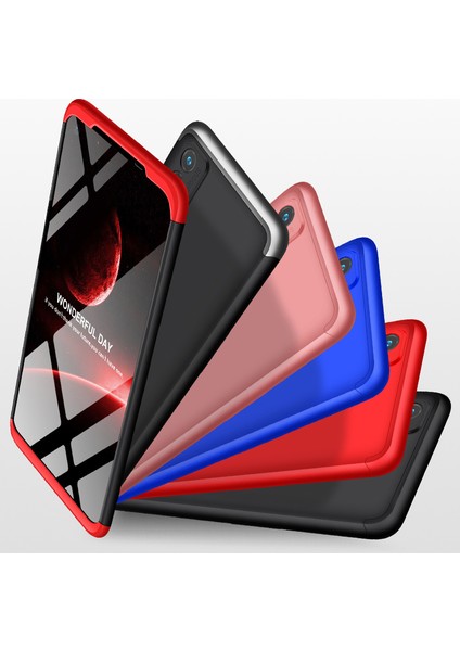 Realme 7 Pro Kılıf 3 Parça 360 Zore Ays Kapak
