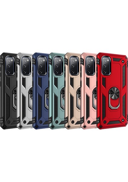 Samsung Galaxy S20 Fe Kılıf Ultra Korumalı Yüzüklü Manyetik Vega Kapak fiyatları