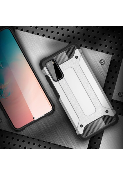 Samsung Galaxy S20 Fe Kılıf Çift Katmanlı Armour Case