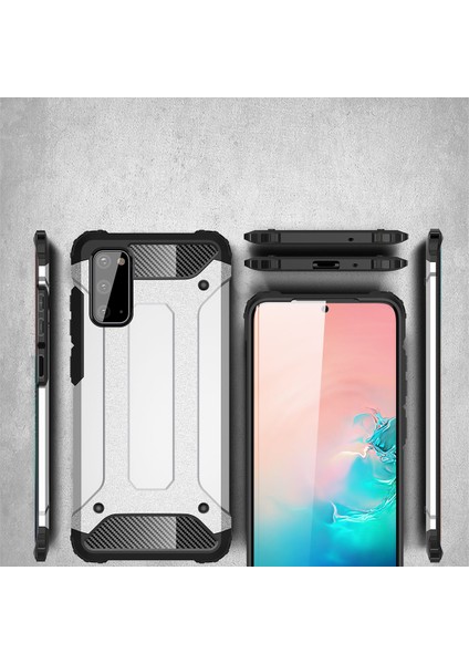 Samsung Galaxy S20 Fe Kılıf Çift Katmanlı Armour Case
