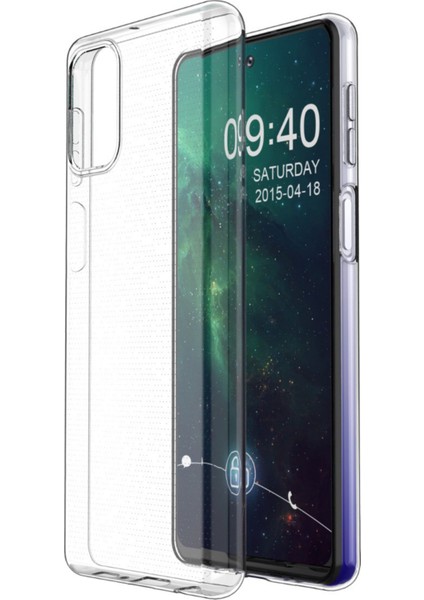 Samsung Galaxy M31S Kılıf Ultra Ince Şeffaf Silikon