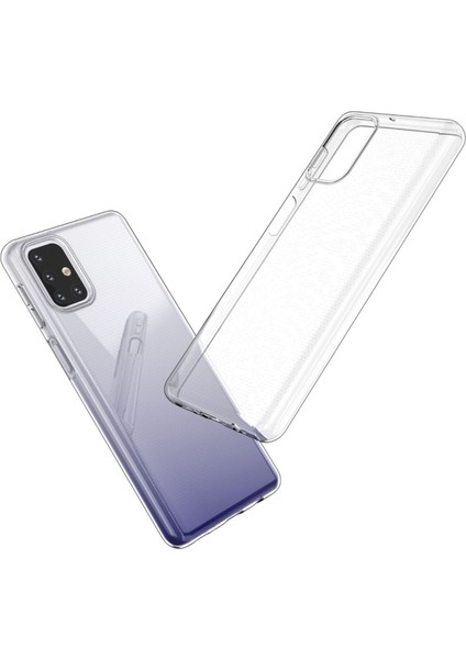 Samsung Galaxy M31S Kılıf Ultra Ince Şeffaf Silikon fiyatları