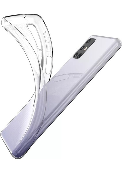 Samsung Galaxy M31S Kılıf Ultra Ince Şeffaf Silikon modelleri