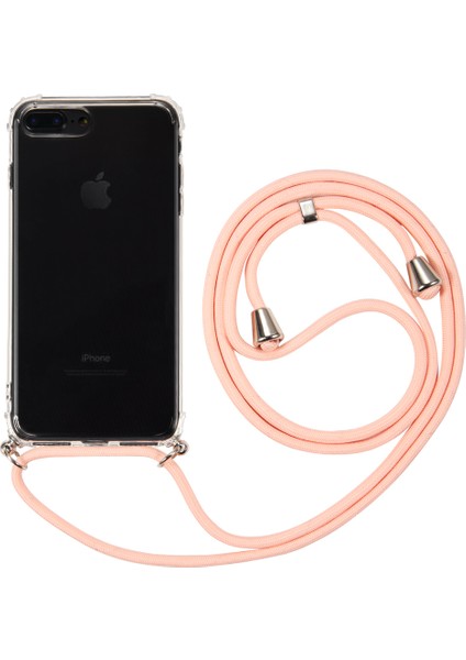 Apple Iphone 7 Plus Kılıf Ipli Askılı Ultra Koruma Antishock Silikon