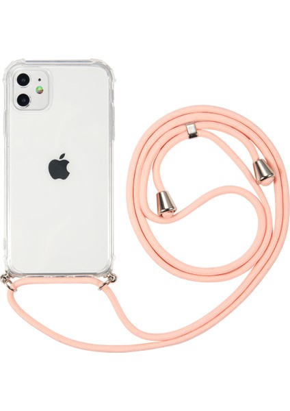 Apple Iphone 11 Kılıf Ipli Askılı Ultra Koruma Antishock Silikon