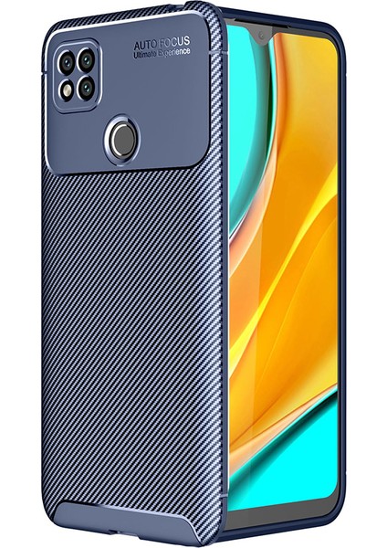 Xiaomi Redmi 9c Kılıf Karbon Desenli Lux Negro Silikon