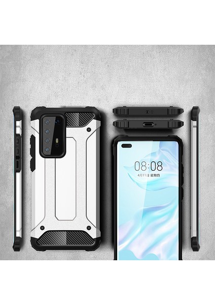 Huawei P40 Pro Kılıf Çift Katmanlı Armour Case fiyatları