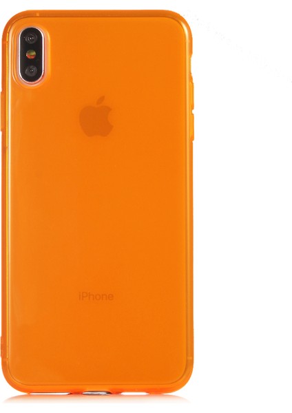Apple Iphone Xs Max Kılıf Renkli Fosforlu Mun Silikon
