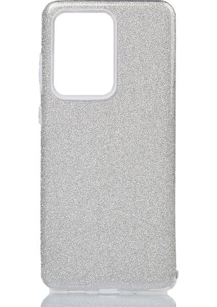Samsung Galaxy S20 Ultra Kılıf Simli Parlak Shinning Silikon