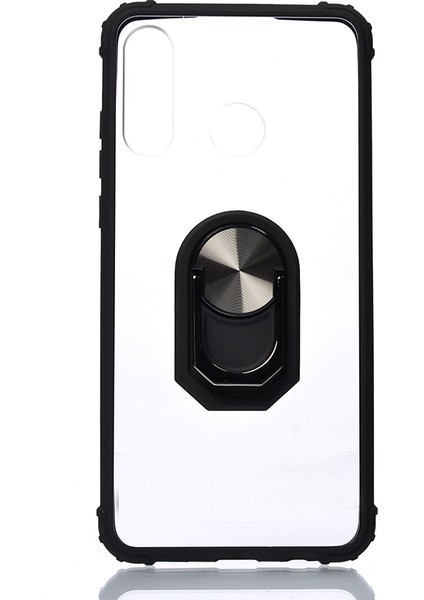 Huawei P30 Lite Kılıf Silikon Kenarlı Renkli Yüzüklü Manyetik Mola Kapak modelleri
