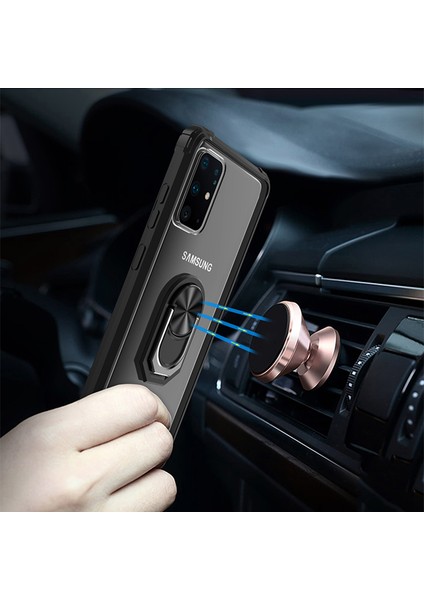Samsung Galaxy S20 Kılıf Silikon Kenarlı Renkli Yüzüklü Mola Kapak fiyatları