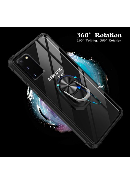 Samsung Galaxy S20 Kılıf Silikon Kenarlı Renkli Yüzüklü Mola Kapak fırsatları