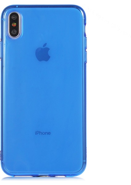 Apple Iphone Xs Max Kılıf Renkli Fosforlu Mun Silikon