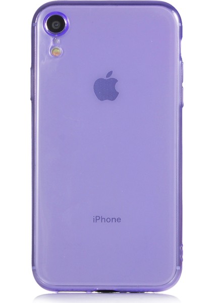 Apple Iphone Xr Kılıf Renkli Fosforlu Mun Silikon