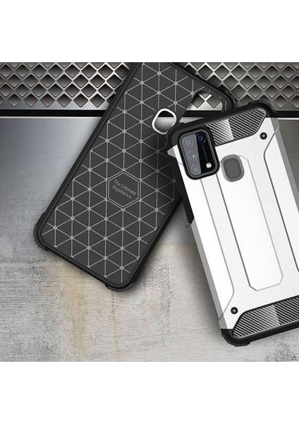 Samsung Galaxy M31 Kılıf Çift Katmanlı Armour Case modelleri