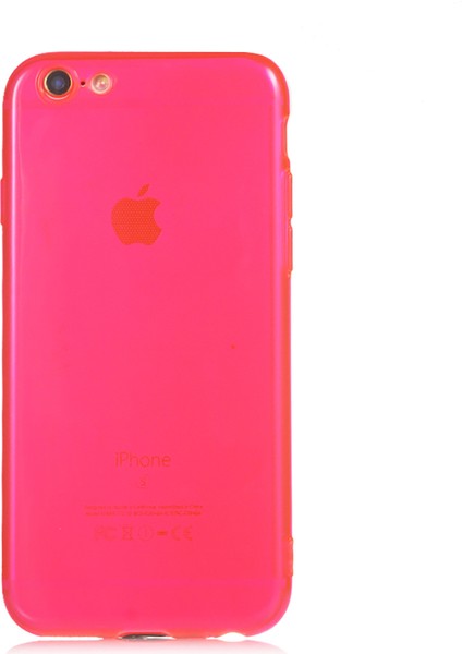 Apple Iphone 6-6s Kılıf Renkli Fosforlu Mun Silikon