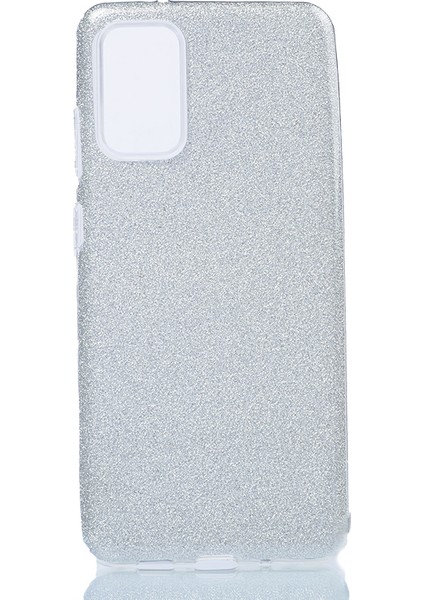 Samsung Galaxy S20 Kılıf Simli Parlak Shinning Silikon