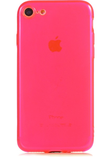 Apple Iphone Se 2020 Kılıf Renkli Fosforlu Mun Silikon