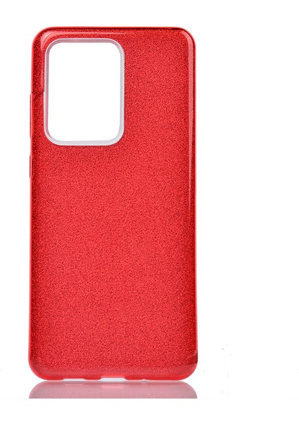 Samsung Galaxy S20 Plus Kılıf Simli Parlak Shinning Silikon