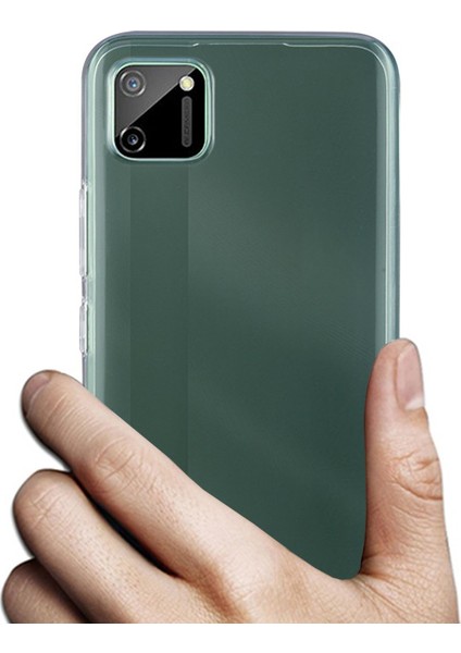 Realme C11 Kılıf Ultra Ince Şeffaf Silikon indirimleri