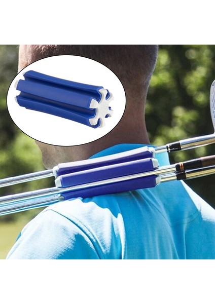 2 Adet Küçük Golf Atıcı Depolama Aksesuarları Raf Depolama 6 Kulüpler Mavi+Gri (Yurt Dışından) fırsatları