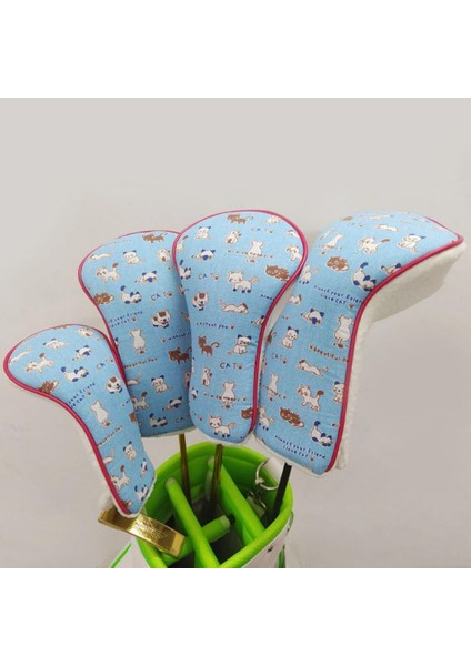 8x Dayanıklı Golf Kulübü Başı Hibrid Golf Putter Headcover Koruyucu Hediyesi (Yurt Dışından) indirimleri
