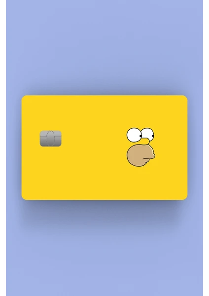 The Simpsons Homer Kartı Sticker Kaplama