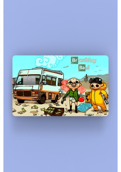 Breaking Bad Anime Kredi Kartı Sticker Kaplama