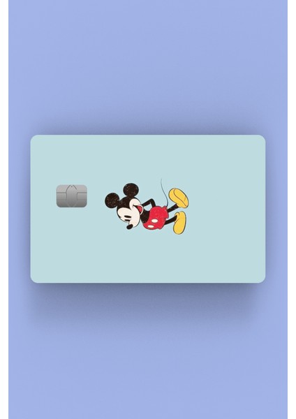 Mickey Mouse Kredi Kartı Sticker Kaplama