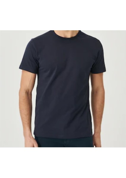 Lacivert Unisex Basic Tshirt