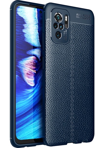 Xiaomi Redmi Note 10 Kılıf Deri Desenli Lux Niss Silikon