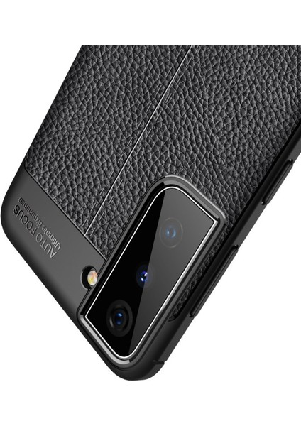 Samsung Galaxy S21 Plus Kılıf Deri Desenli Lux Niss Silikon