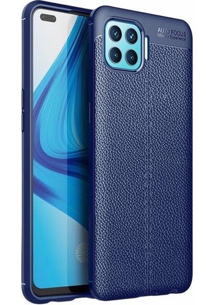 Oppo Reno 4 Lite Kılıf Deri Desenli Lux Niss Silikon