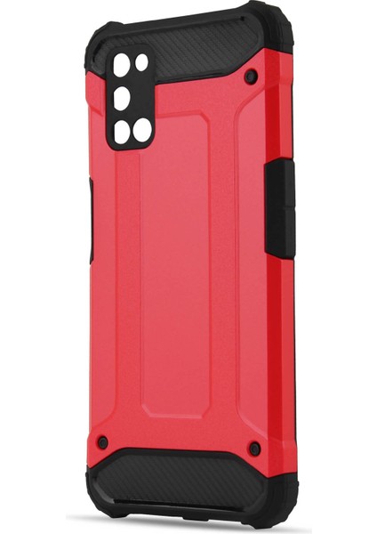 Oppo A92 Kılıf Çift Katmanlı Armour Case