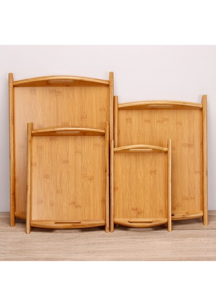 Bambu Binaural Çay Seti Tepsisi Ekmek Tepsisi, Boyut: 43X30.5CM(Yurt Dışından)