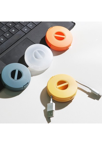 5 Pc Yuvarlak Veri Kablo Depolama Kutusu Kulaklık Depolama Toplama Kutusu (Yurt Dışından) modelleri