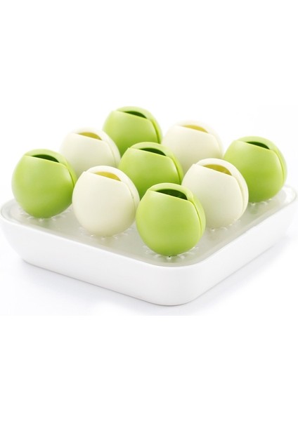 Yaratıcı Büyük Blossoming Cosmetics Masaüstü Gümrükler Saklama Kutusu (Canlı Yeşil)(Yurt Dışından)
