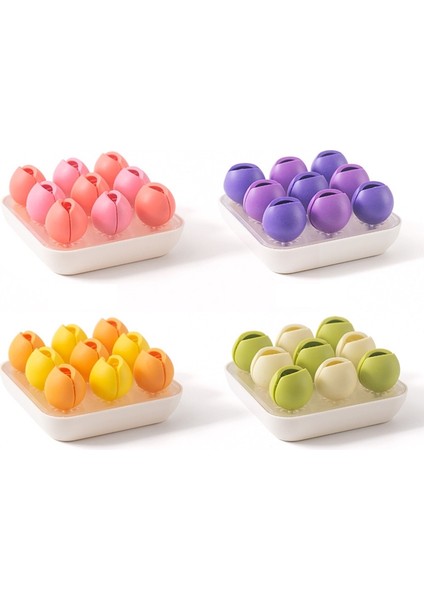 Yaratıcı Büyük Blossoming Cosmetics Masaüstü Gümrükler Saklama Kutusu (Canlı Yeşil)(Yurt Dışından)