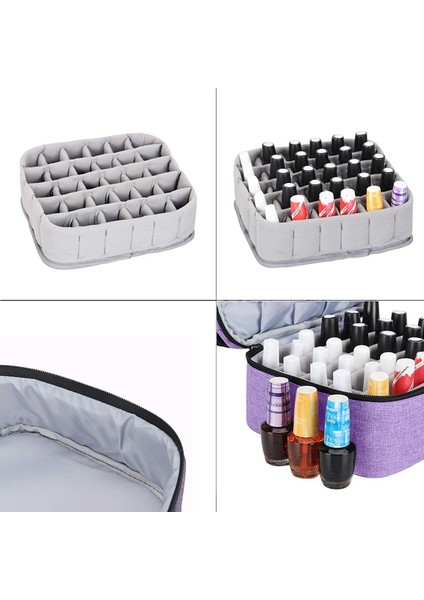 Sünger Liner Kozmetik Depolama Kutusu Taşınabilir Saklama Kutusu (Gri)(Yurt Dışından) modelleri