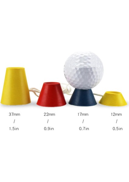 Dayanıklı Kış Golf Tees Dizilmiş Piramit Ekipmanı Couleur 4# 38/22/16.5/11.5mm (Yurt Dışından) fiyatları