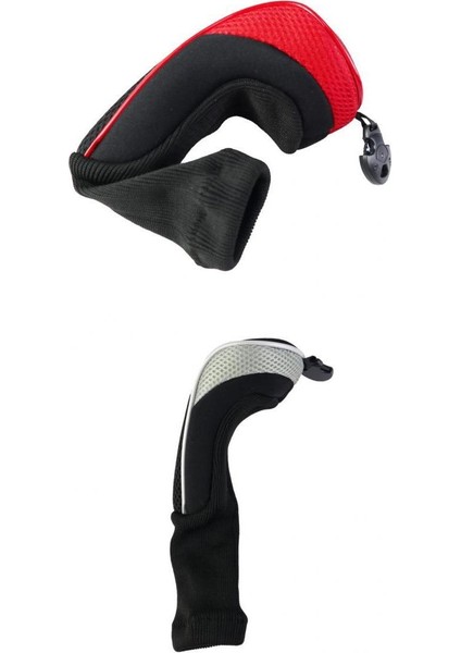 2pcs/set Mesh Golf Baş Hibritler Kafa Kapağı Uzun Boyun Fairway Sürücü Kol (Yurt Dışından)