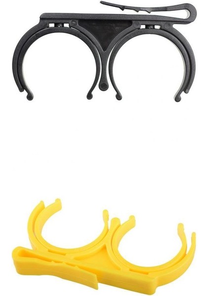 2 Paket Siyah+Sarı Golf Topu Tutucu Klips Kemer Kelepçe Golf Top Organizatör (Yurt Dışından)